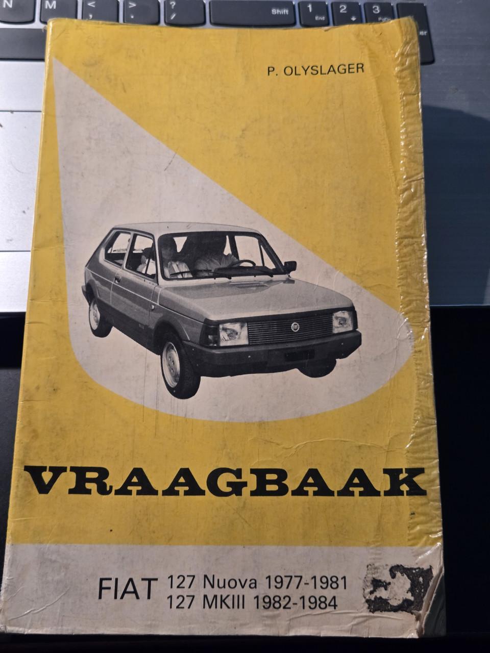 Vraagbaak handleiding voor de Fiat 127 Nuova en MKIII.