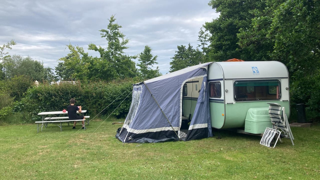 Retro caravan incl stalling