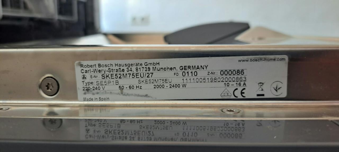 Bosch vaatwasser RVS