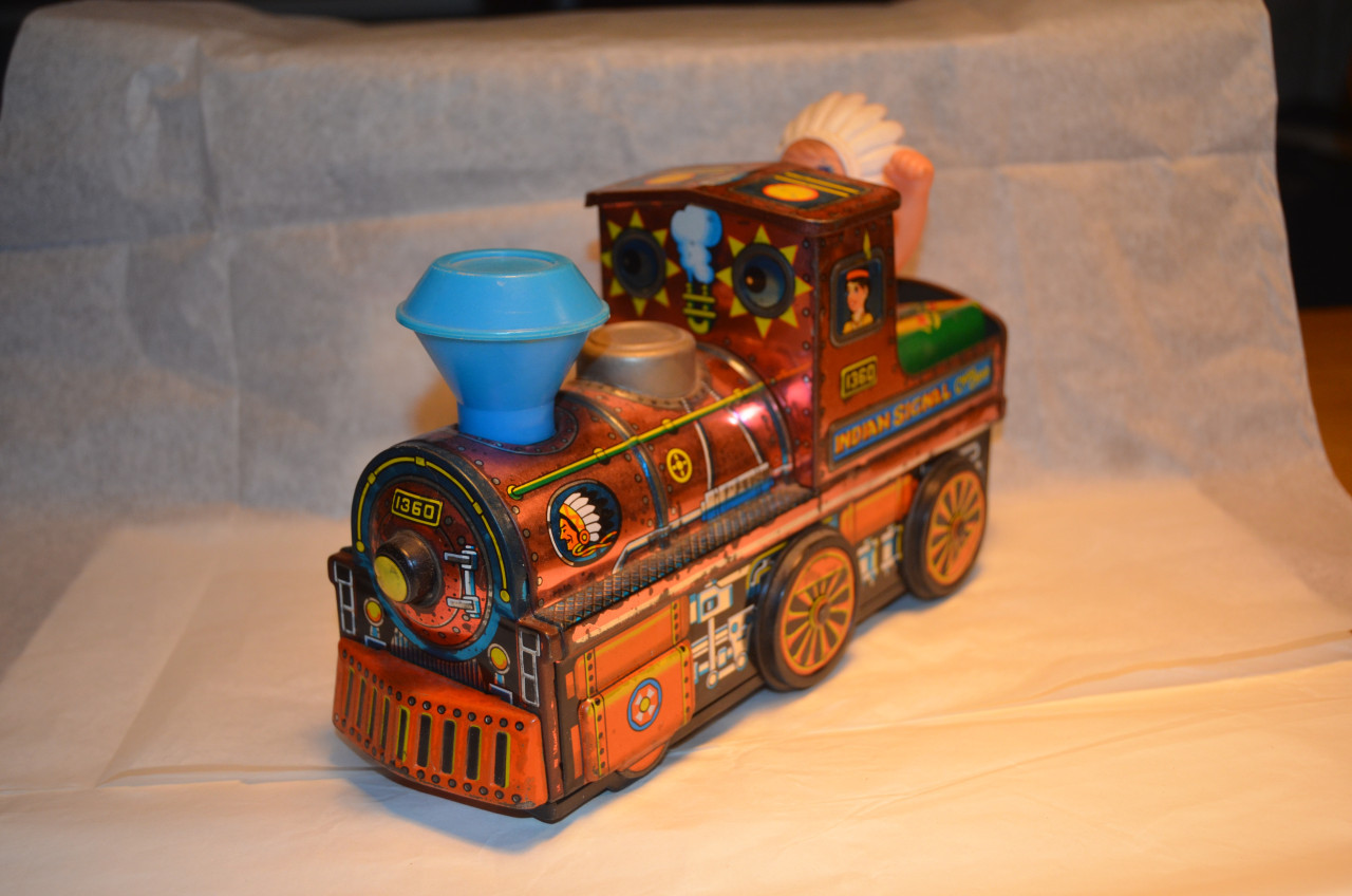 Blikken trein jaren '60 'Indian Signal Choo Choo'