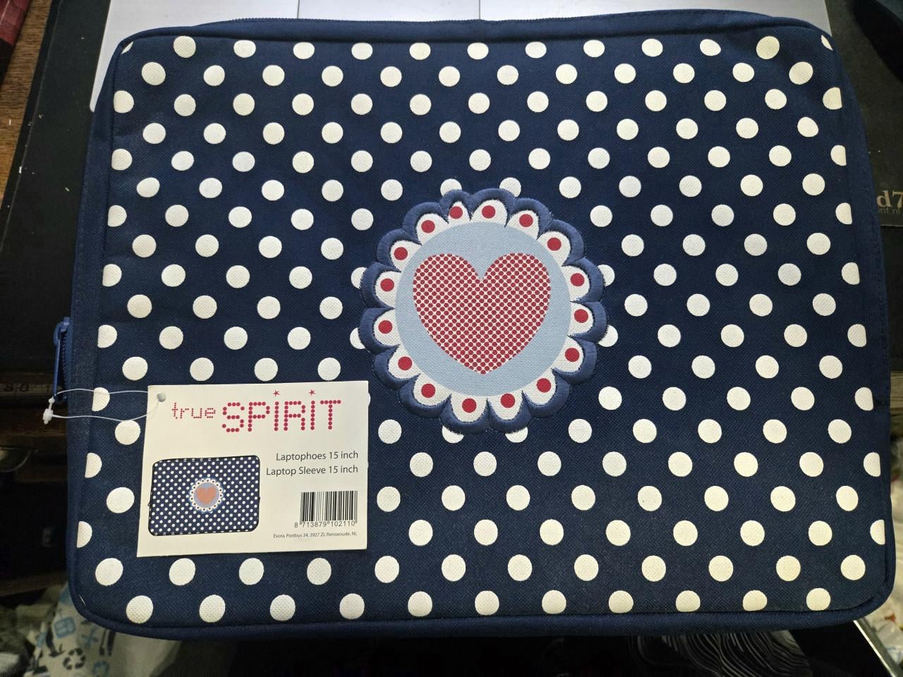 Blauwe True Spirit 15 inch laptophoes nieuw