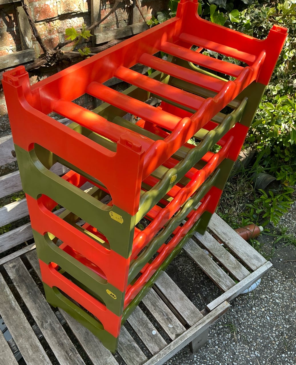 Vintage flessenrek jaren 70