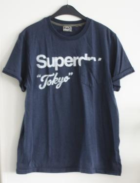 Donkerblauwe shirt maat xl