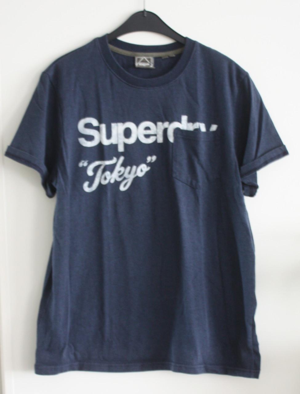 Donkerblauwe shirt maat xl