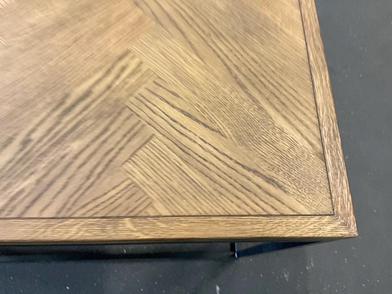 Nieuwe visgraat tafel 160x95 in verpakking