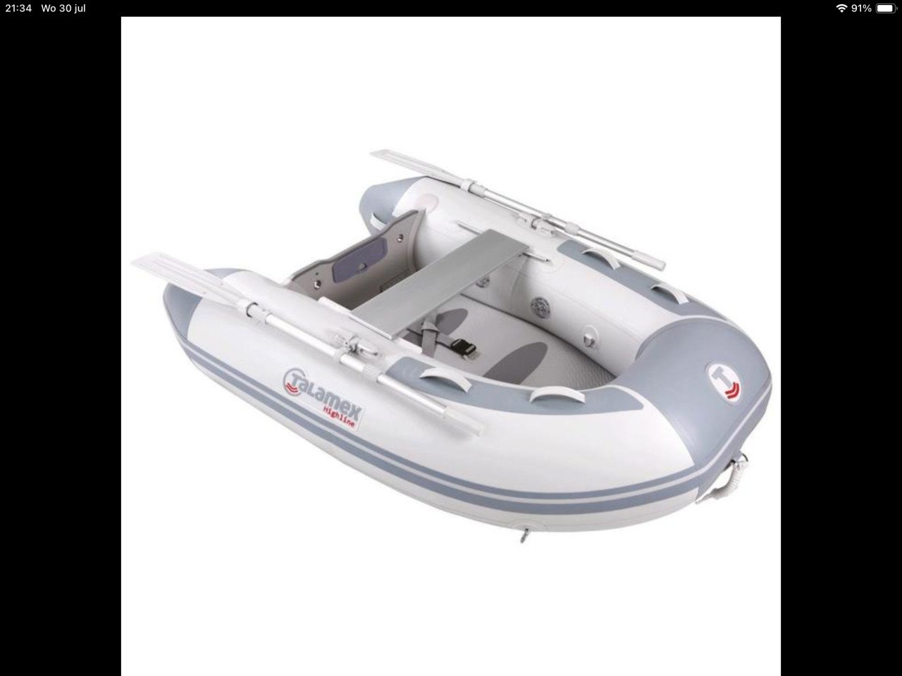 Talamex Highline X-light HXL 195 rubberboot met airdeck