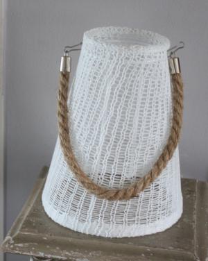 Wit theelicht houder