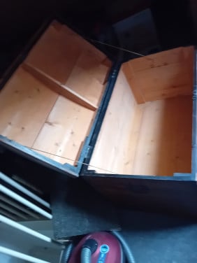 Deken kist oud in goede staat