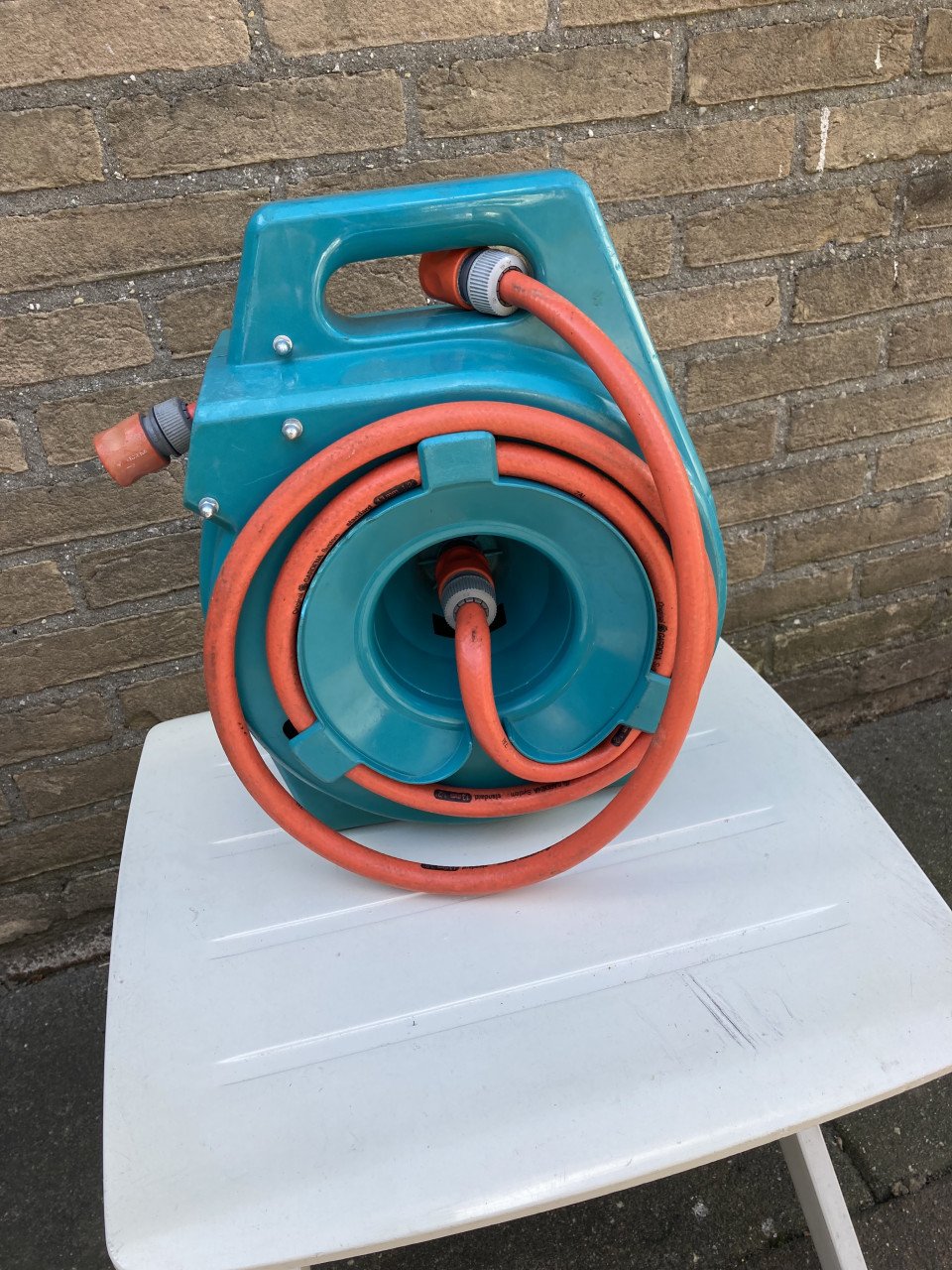 Gardena slanghaspel met ± 15 meter slang