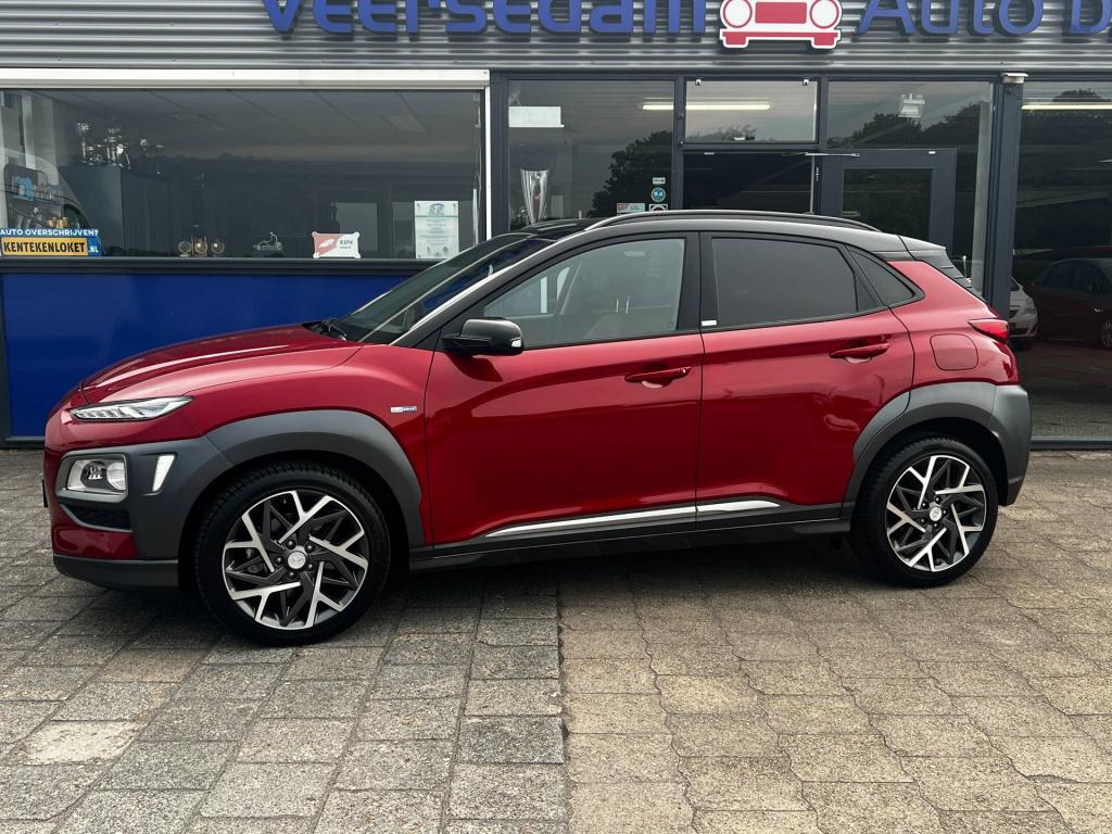 Hyundai Kona 1.6 gdi hev premium two tone, leer, camera, head up display en