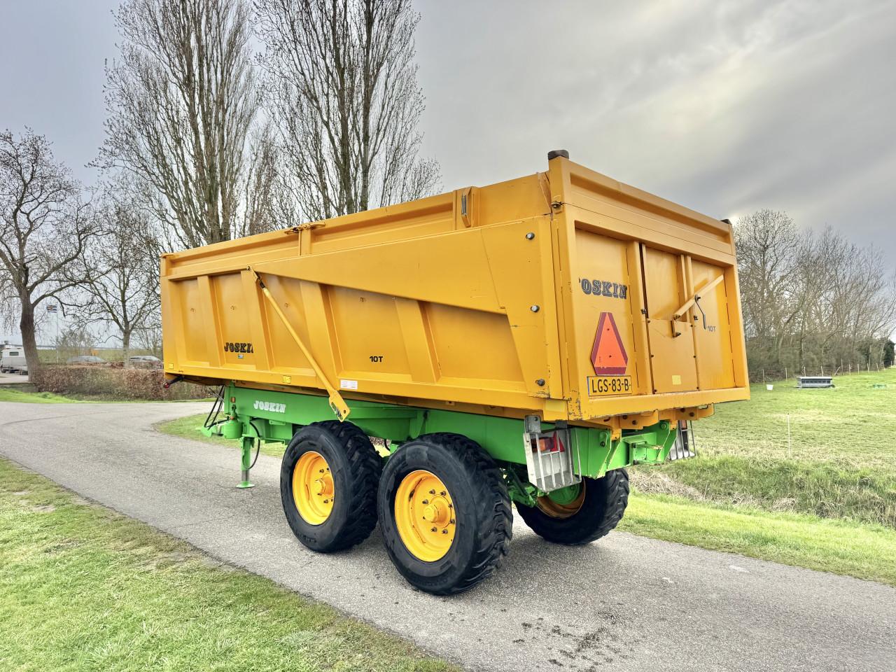 Joskin 10 tons landbouwkipper Bak inhoud: 13,54 m3