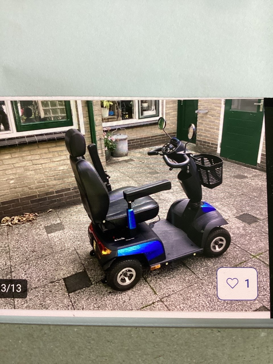 Scootmobiel Invacare Orion 4 wielig