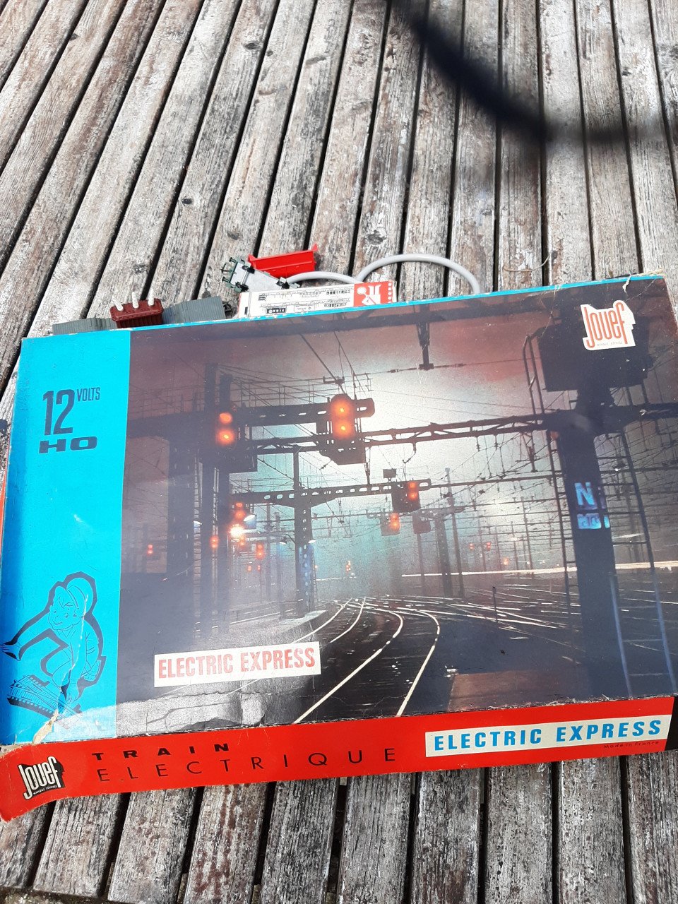 Treinset in doos