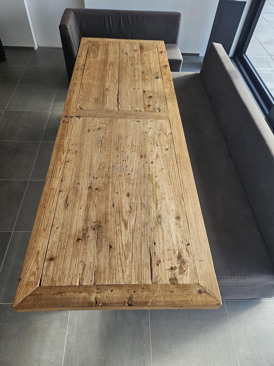 Kloostertafel houten tafel 3 meter