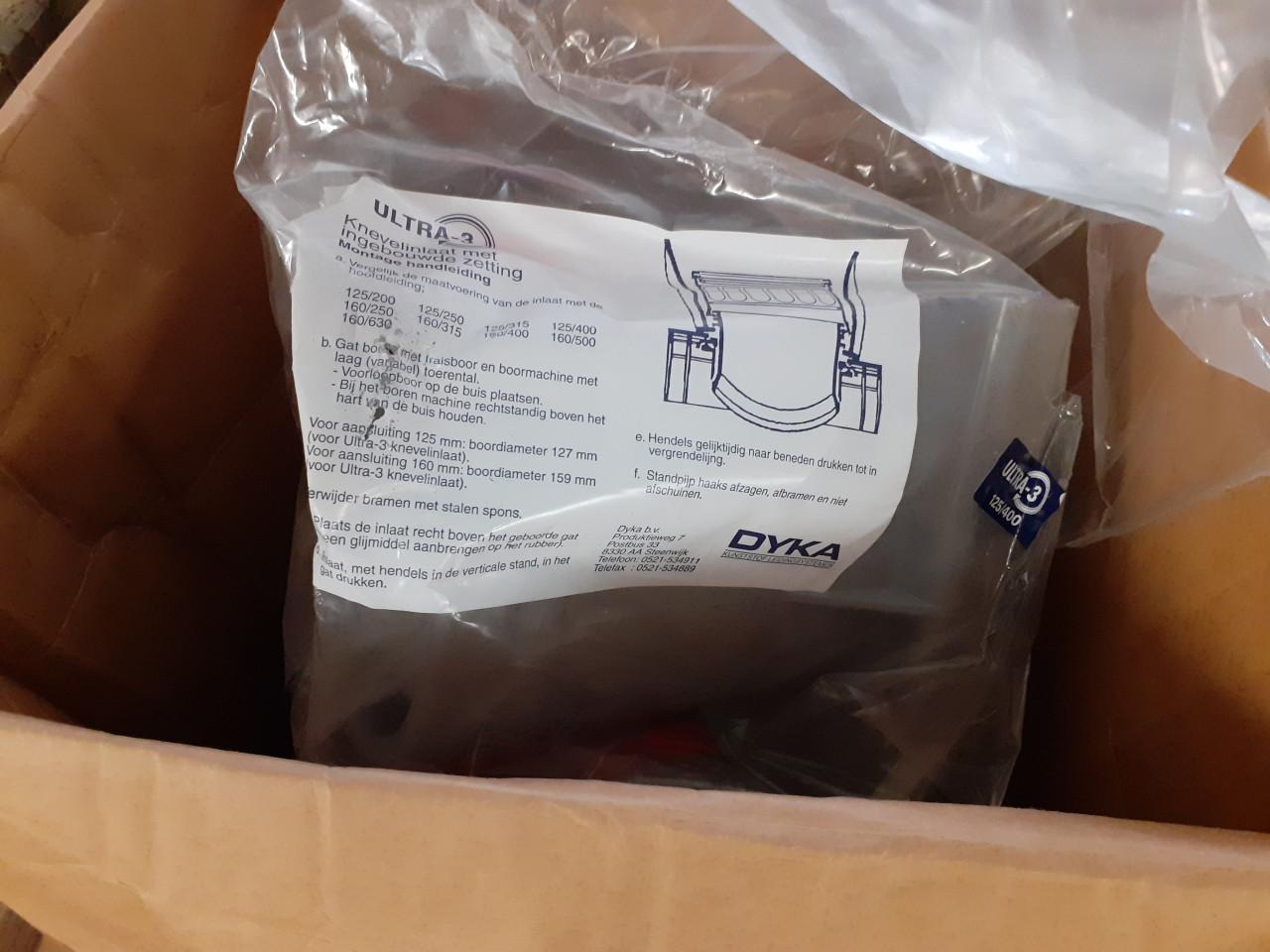 Pvc 160 mm bochten hulpstukken ed 4 voor 50 euro knevelinlaat