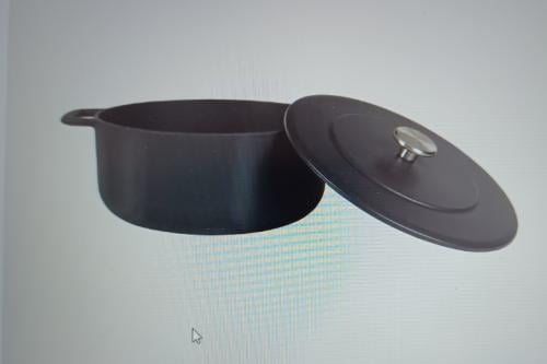 T.k.a. Gietijzeren braadpan 24cm zwart van Combekk