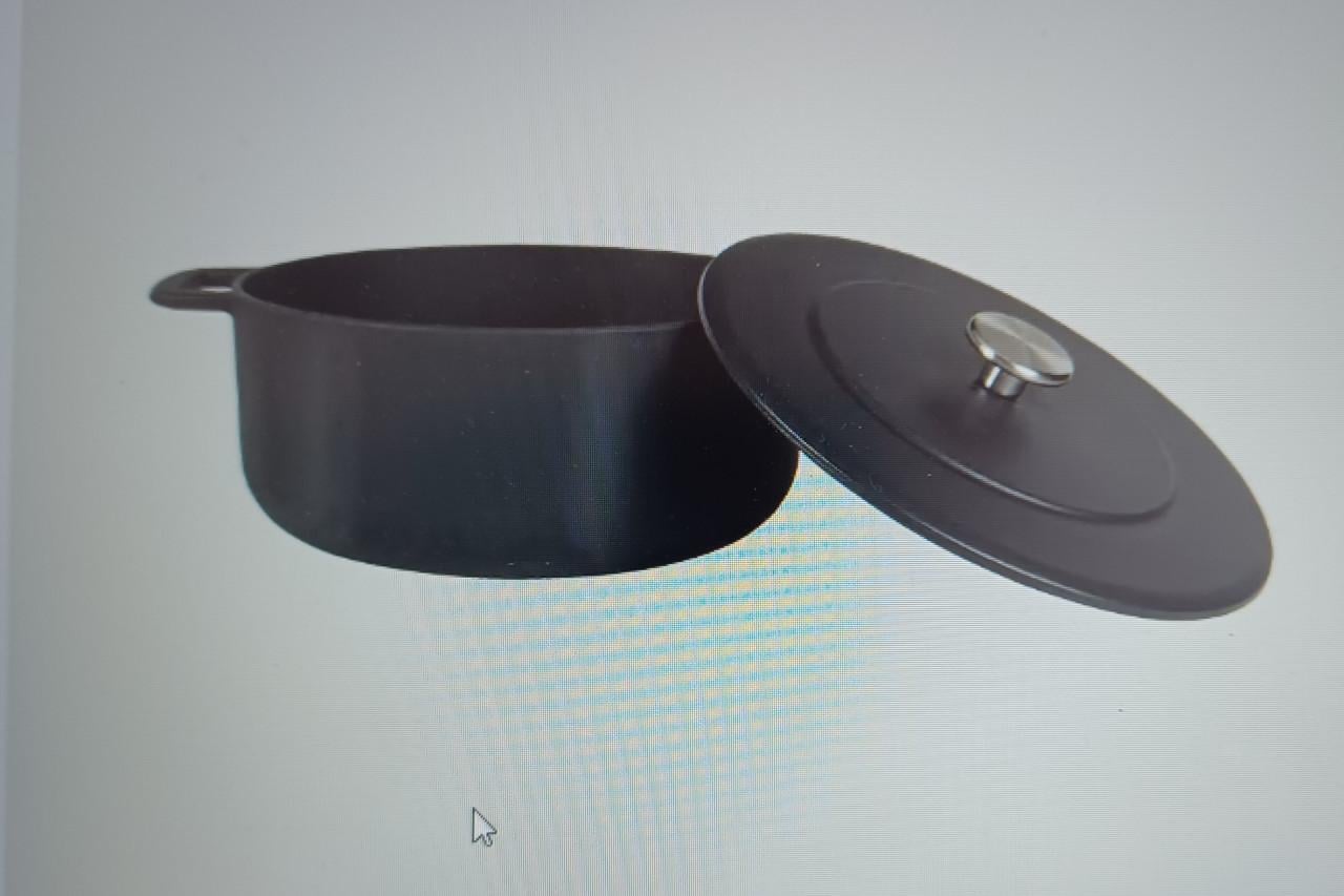 T.k.a. Gietijzeren braadpan 24cm zwart van Combekk