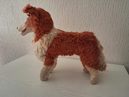 Vintage rubberface Originele Lassie knuffel