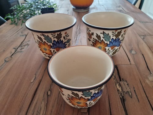 Originele potten 3 st. Flora Gouda Pateel