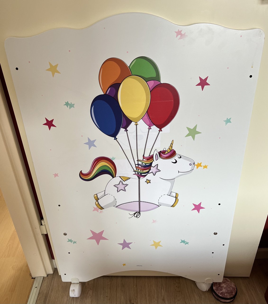 Disney Babybed op wieltjes en verstelbare zijde incl. Matras