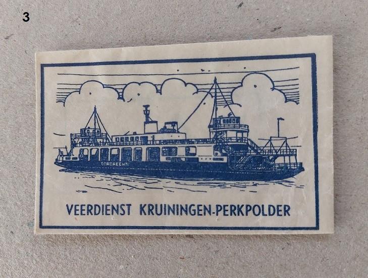 7 Suikerzakjes van het Veer Kruiningen-Perkpolder