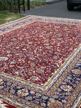 ❣️Mega Groot Handgeknoopt Vintage Vloerkleed❣️400x310 cm❣️