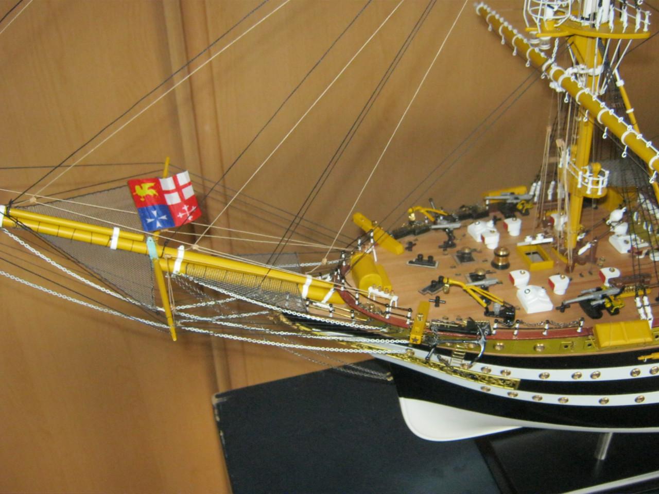 Scheepsmodel. AMERICO VESPUCCI.