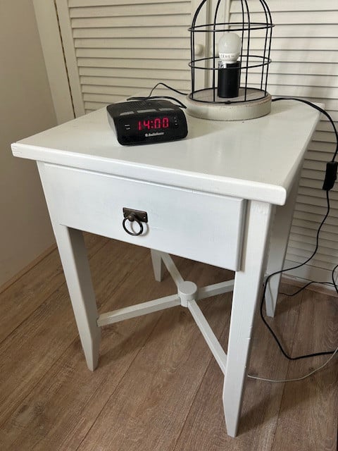 2 persoon bed compleet met matrassen, lattenbodems en nachtkastjes