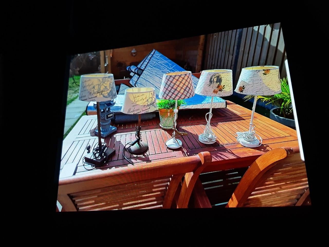 Vintage  schemerlampjes  5 voor 5 euro