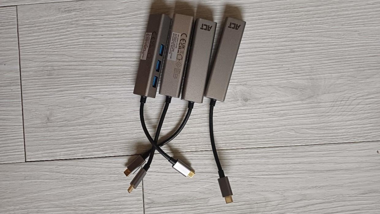 USB-C Hub 3 poorts en RJ45