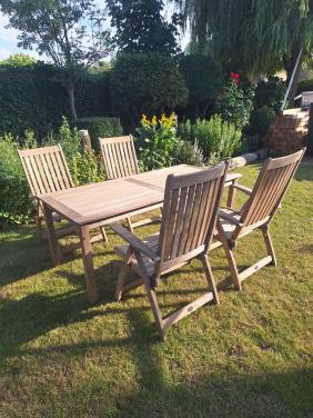 Teakhouten tuinset Teak & Garden