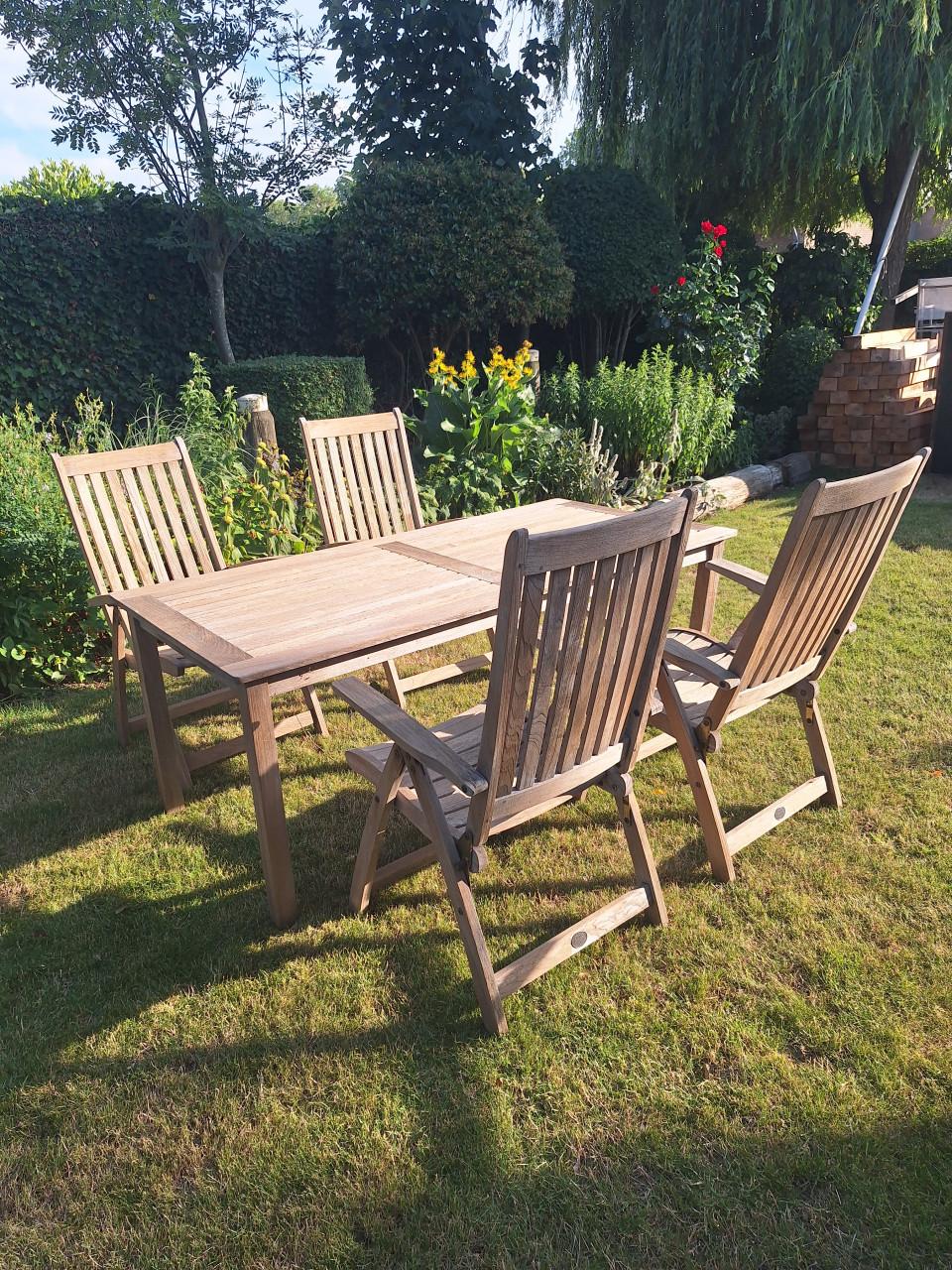 Teakhouten tuinset Teak & Garden