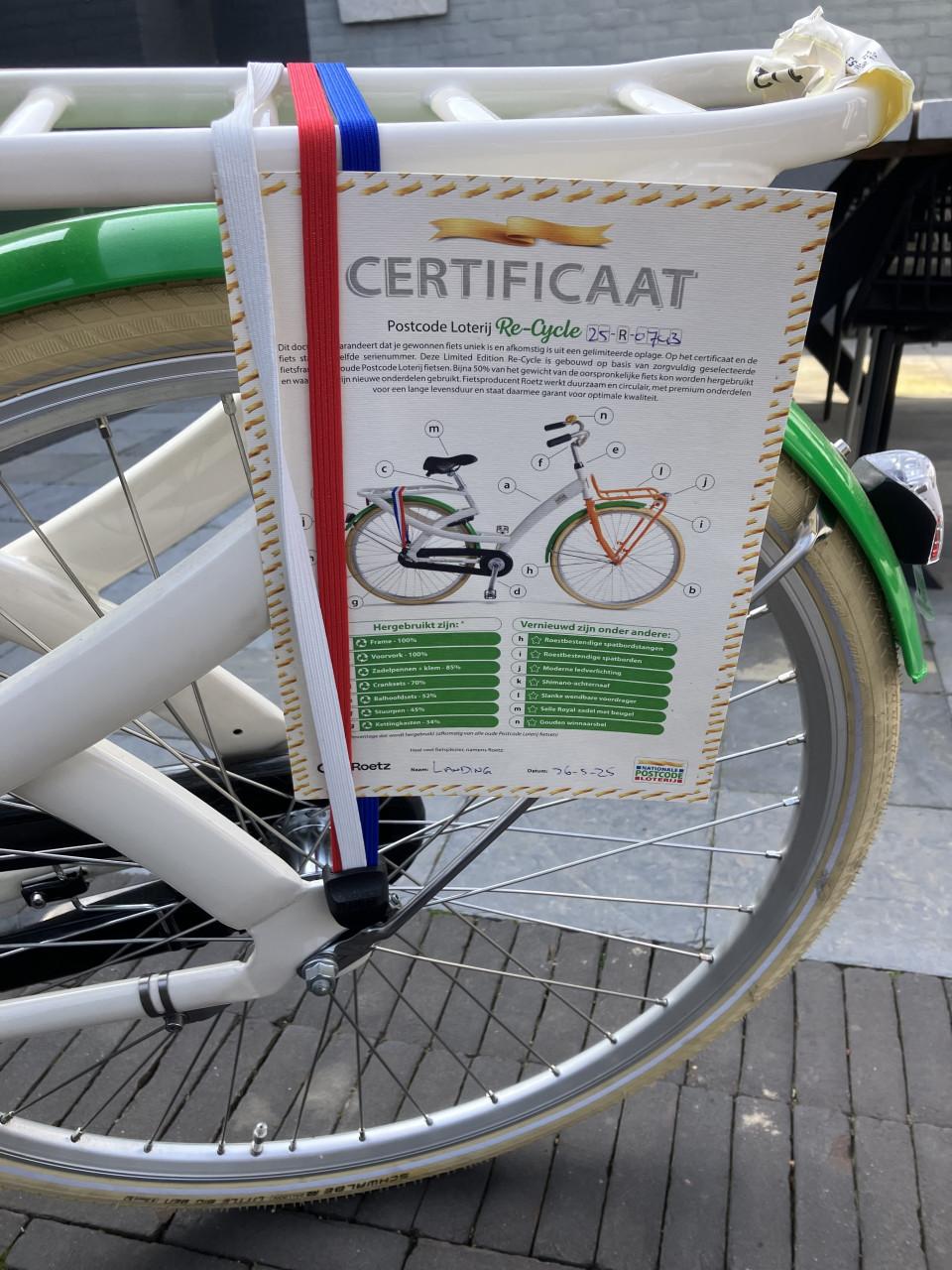 Postcode loterij fiets