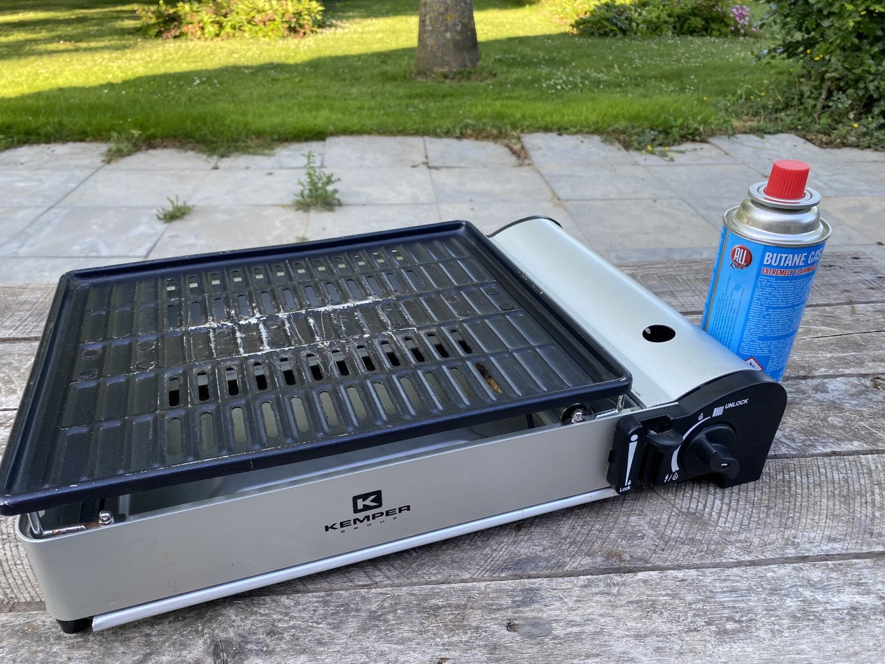 Handige gas BBQ Kemper