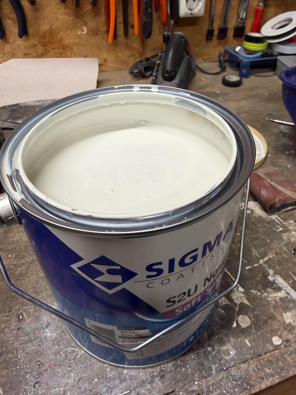 2,0 ltr ral 9010 wit mat