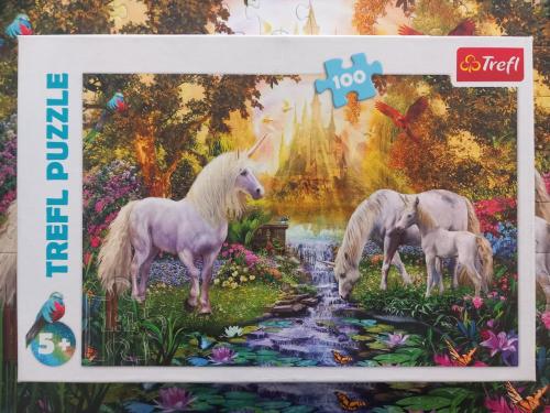 Puzzel met eenhoorns