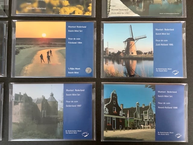 Nederland, FDC jaarsets periode 1987- 1998.