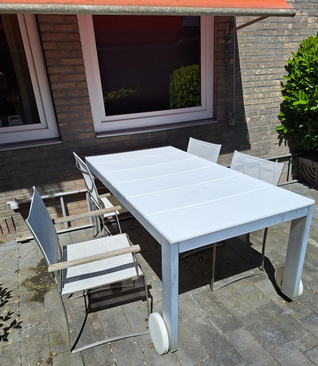 Witte design tuinset