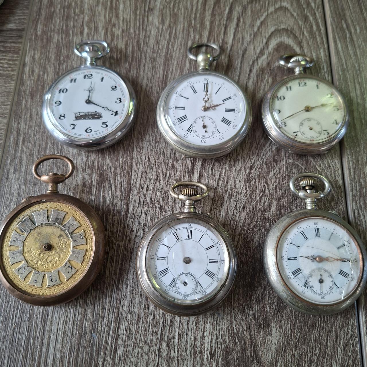 6 antieke zakhorloges