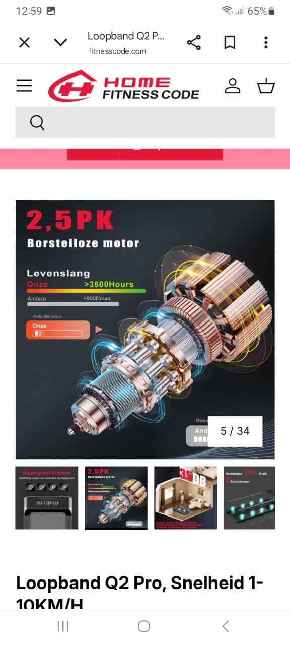 Loopband Homefitnesscode Q2 Pro