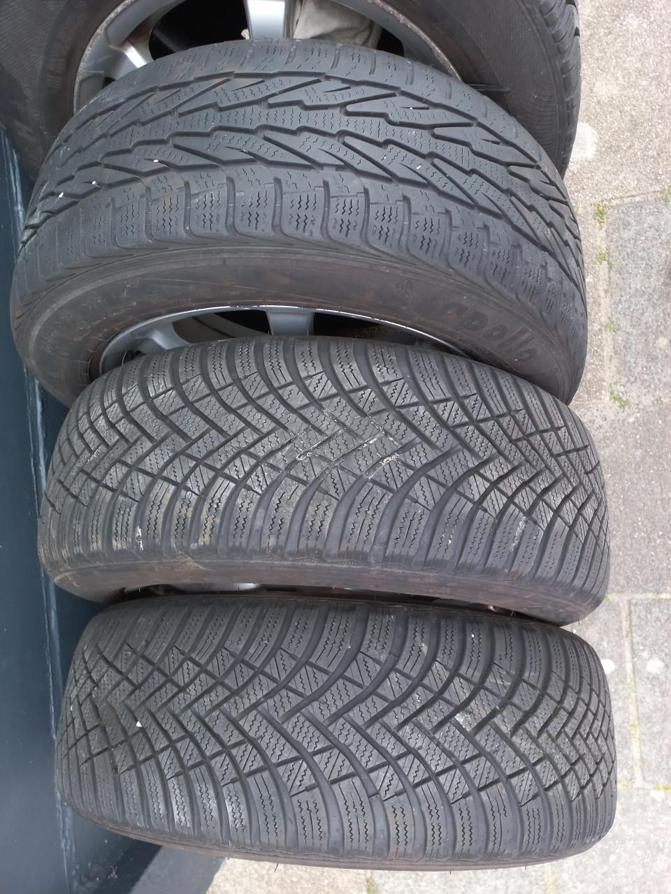 Winterbanden inclusief velgen en reserveband