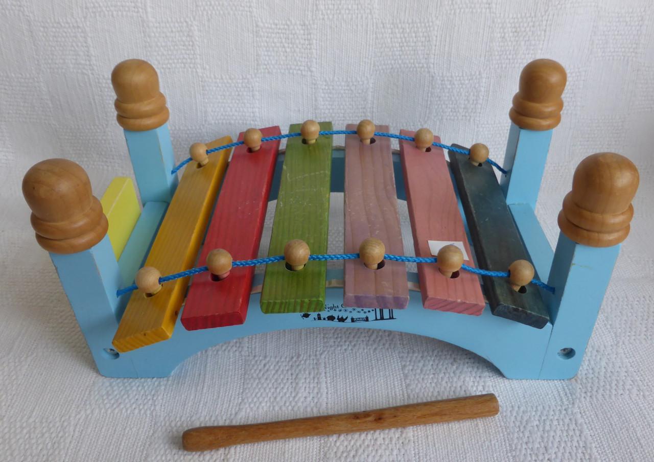 Houten speelgoed xylofoon De droomtuin