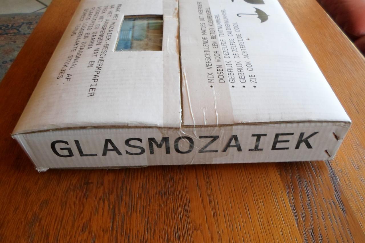 Glas Mozaiek Tegel 13 m2 Kristalblauw NIEUW