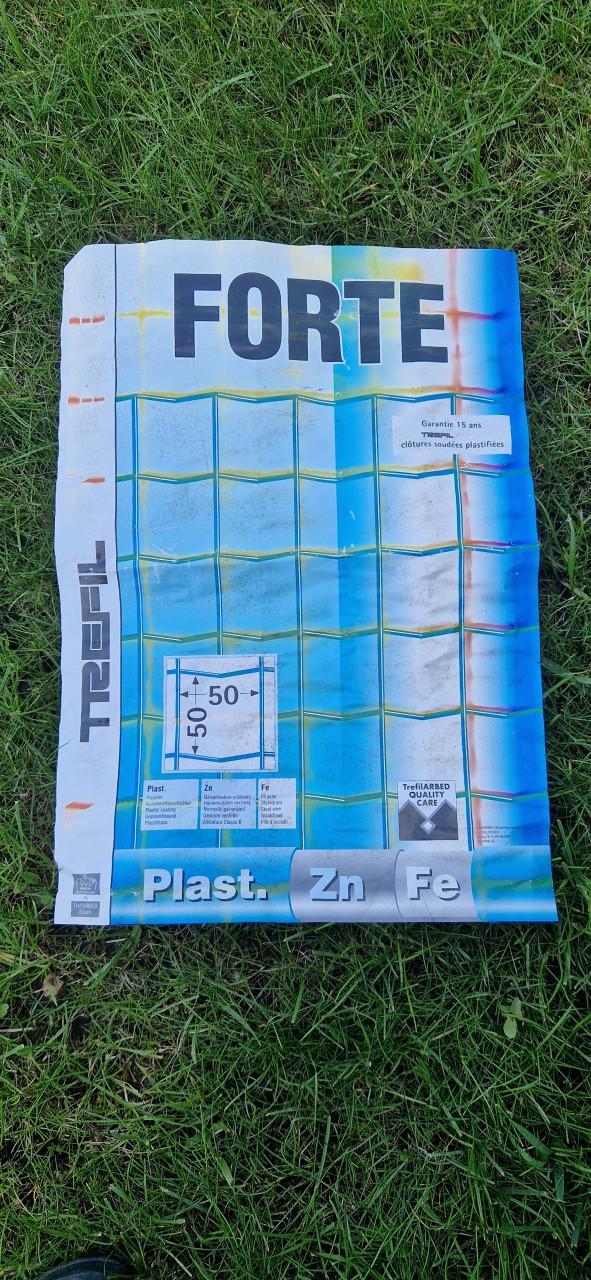 Rol groen geplastificeerd draadgaas, 100cm hoog <<