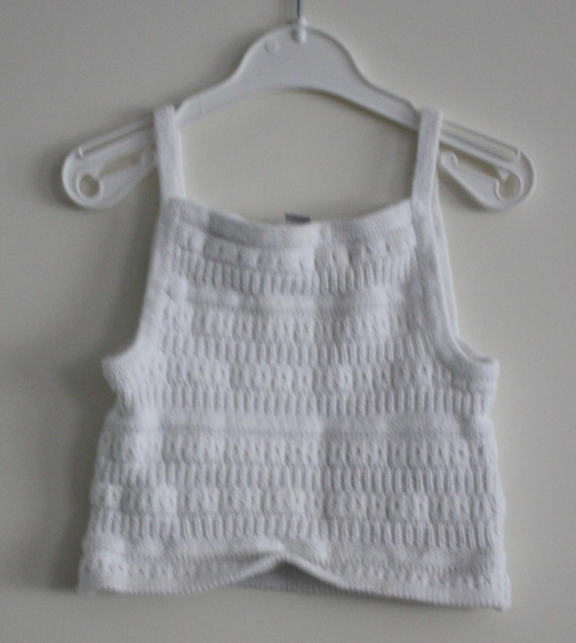 Witte top maat 110-116