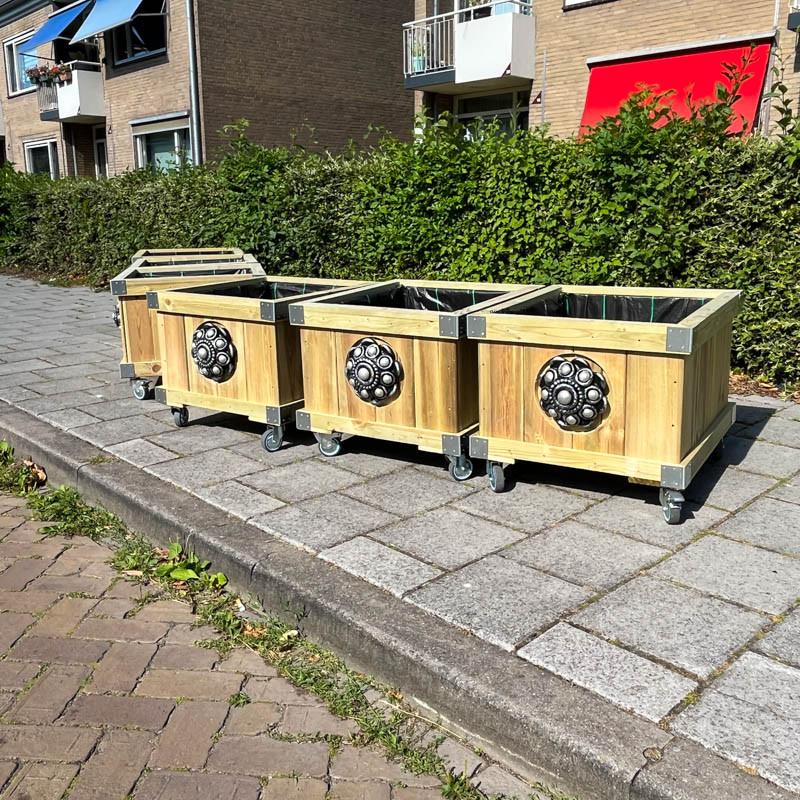 Zeeuwse knop bloembakken projecten ter inspiraties L60 x B60 x H60