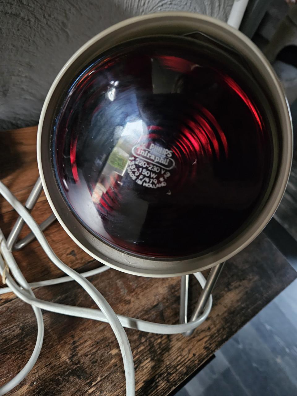 Zgan Philips Infraphil Infraroodlamp - Vintage Model