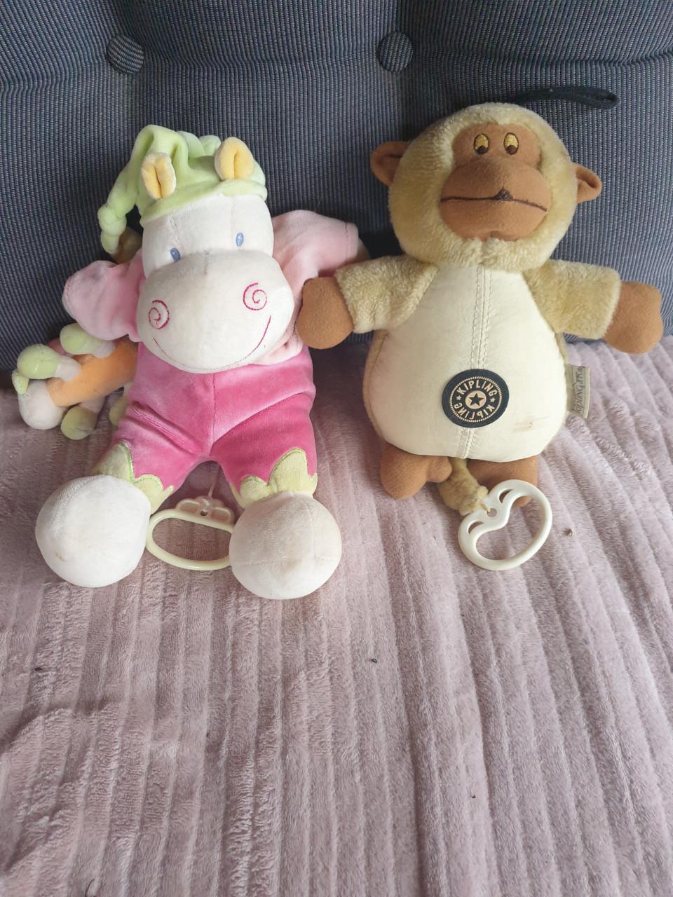 Te koop pluche muziek diertjes