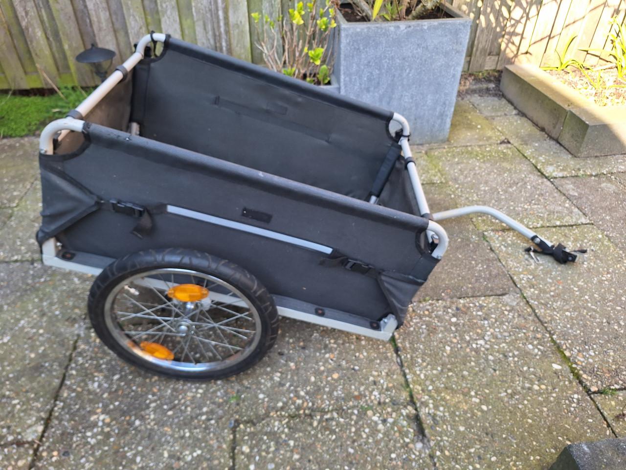 Croozer fiets bagage kar. Opvouwbaar.