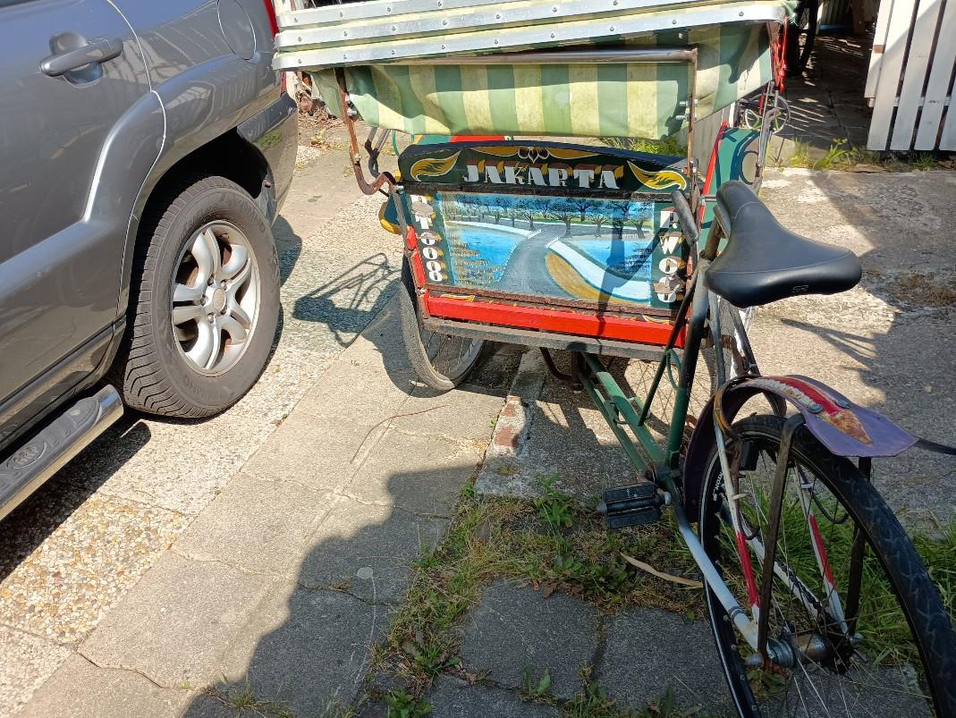 Riksja Indonesië fiets